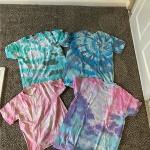 Colorful Tie-Dye T-Shirts Set